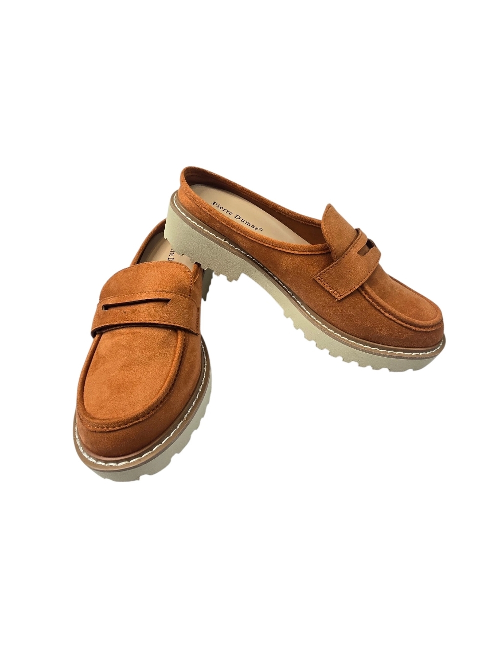 Pierre Dumas Women's Mora Mule Loafer in Whiskey Color